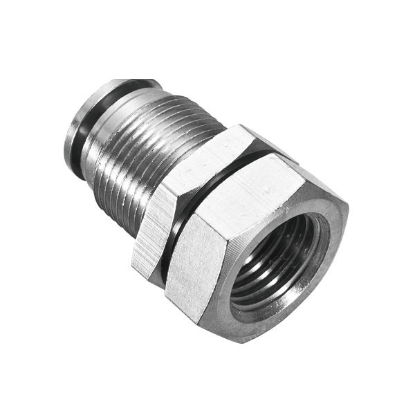 Nickel-Plated Brass Push To Connect Tube Fitting Male Straight-3/8...