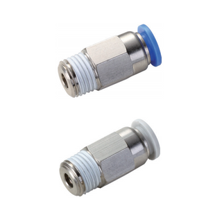 SPC straight male stop fittings pneumatic valve components