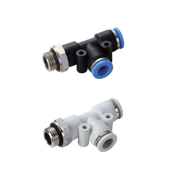 PD-G male T branch G thread push in fittings