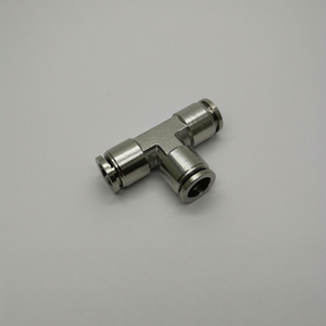 MPUTS 316 roestfrij stiel push fit uny tee tube fittings