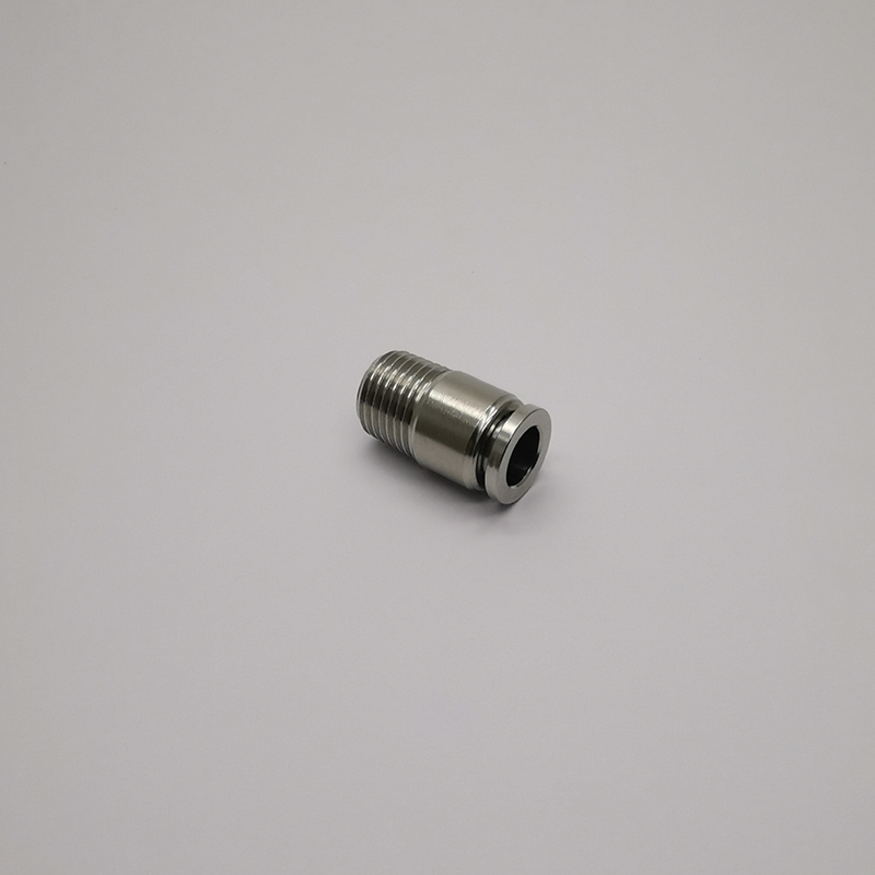 MPOCS 316 stainless steel push to connect round male pneumatic fittings